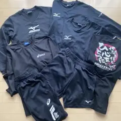 Mizuno & asics バレーボールTシャツ他7着140〜160cm