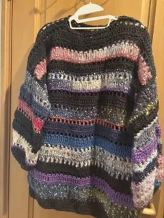 手編みニット ファッション