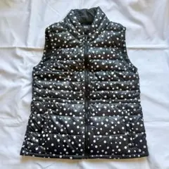 UNIQLO水玉ウルトラライトダウンベスト Lサイズ　ユニクロ