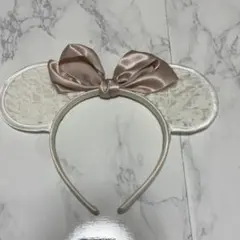 ディズニー ミニーマウス レース カチューシャ