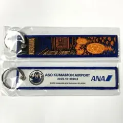 非売品レア】ANA×熊本空港 くまモン 特別記念 阿蘇 フライトタグ【匿名