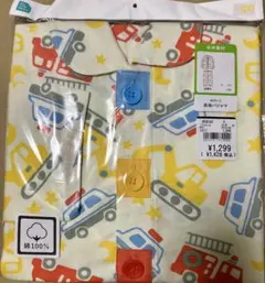 西松屋 おけいこ 長袖パジャマ 働く車柄 100cm 綿100% 年中素材