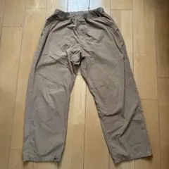 Lee ベージュ ワイドパンツ ゴムウエスト