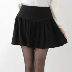 ハイウエスト・フレアショートパンツ