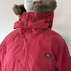 LL.Bean エルエルビーン　80年代　フード付き赤ダウンジャケット　S〜M