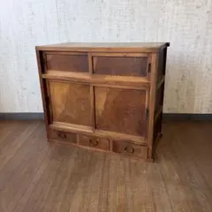 両面戸 木製 商品棚 陳列棚 昭和 商店 棚 - メルカリ