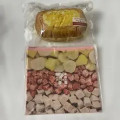 セブン-イレブン　Happyくじ　C賞パンポーチ　G賞スムージーフラットポーチ