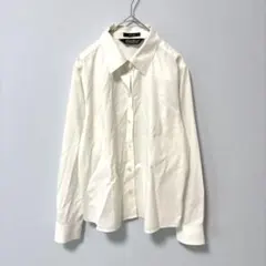 【エディーバウアー】ストレッチ 白シャツ ブラウス 定番 M オフィス