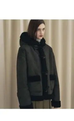 Leathery ボアコート　musinsa