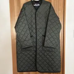 LAVENHAM キルティングコートMサイズ オリーブグリーン