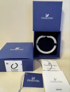 【極美品】スワロフスキー スターダスト ブレスレット 18cm （シルバー）