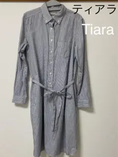 ティアラ　シャツワンピース　メルローズ　tiara