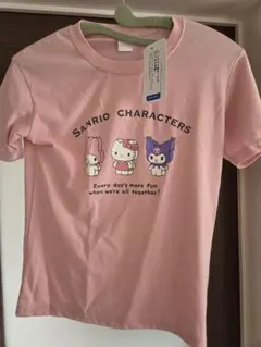 【新品タグ付き】サンリオ キッズ Tシャツ 140cm ピンク 半袖