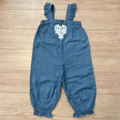 petit main デニム オーバーオール M