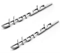 ホンダ HONDA エンブレム 流線ロゴ スクリプト風 ステッカー 2個セット