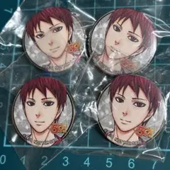 黒子のバスケ 赤司征十郎 ジャンプ 50th 缶バッジ　原作　原画　セット