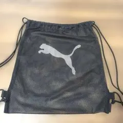 PUMA メッシュドローストリングバッグ ブラックのサムネイル