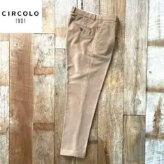【美品】CIRCOLO 1901 テーパード ジャージー スラックスパンツ 44のサムネイル