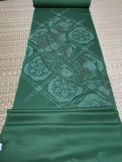 反物　特選　正絹　未使用 振袖用 正絹 長襦袢反物 朱赤色 絹100% j-070 送料無料 レッド 振袖