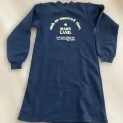 ネイビー長袖ワンピース 150サイズ