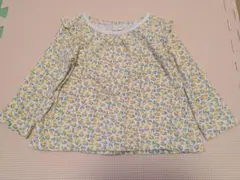 【SIMPLE FREE】花柄長袖Tシャツ【90cm】