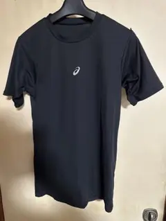 アシックス　asics Tシャツ 黒　サイズS