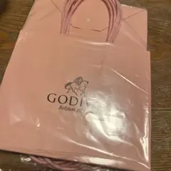 GODIVA ピンク ショップ袋 ショッパー