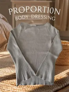 PROPORTION BODY DRESSING ニット ベージュ 春 秋