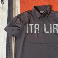 Kappa ポロシャツ ITALIA カモフラージュ柄 大理石 通気性 スポーツ