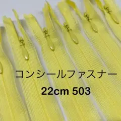 YKK コンシールファスナー10本 #503 (22cm)