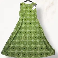 LE GLAZIK | バティックスリーブレスワンピース オレンジ | Mercari