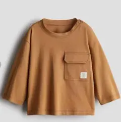 ポケットディテール ジャージ トップス 長袖Tシャツ カットソー