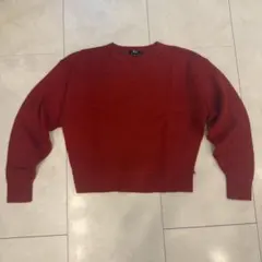 UNIQLO :C クルーネック スウェット レッド Sのサムネイル