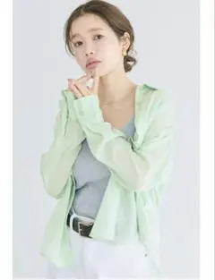 coca ガーゼ長袖シャツ