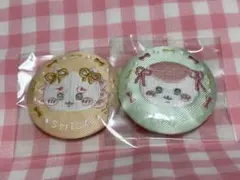 ちいかわ 刺繍缶バッジ2 くりまんじゅう シーサー セット - メルカリ