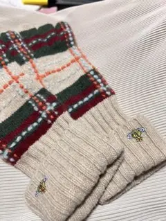 Vivienne Westwood ニット手袋 チェック柄のサムネイル