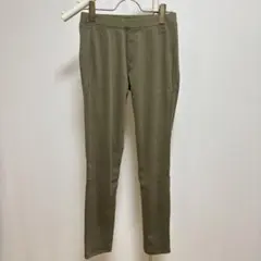 UNIQLOユニクロ　ウルトラストレッチレギンスパンツSグリーン系