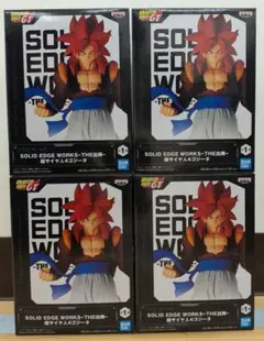 ドラゴンボールGT The 出陣 超サイヤ人4ゴジータ フィギュア 4体セット