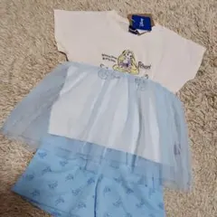 Disney Rapunzel Tシャツ チュールパンツ セット　110cmのサムネイル