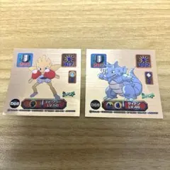 ポケモン 最強シール列伝スーパーDX エビワラー サイドン 2枚セット 当時物のサムネイル