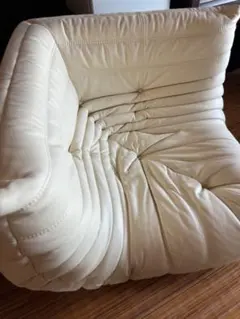 【 早い者勝ち5万円off‼︎】 リーン・ロゼ　ホワイト皮革コーナーソファ