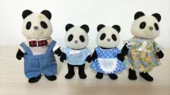 シルバニアファミリー　 パンダ　4体セット