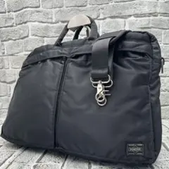 美品✨ポーター ビジネスバッグ 2way タンカー ナイロン 黒 A4収納可