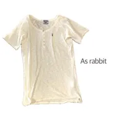 【As rabbit】ヘンリーtシャツ　ヘンリーt 綿100 綿ニットのサムネイル