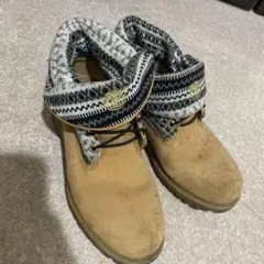 希少＊Timberland ロールトップ ブラック ストライプ - メルカリ