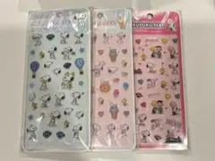 PEANUTS スヌーピー Pukupuku Seal シール 3枚セット