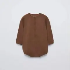 zarababy メリノウール100%ボディスーツ