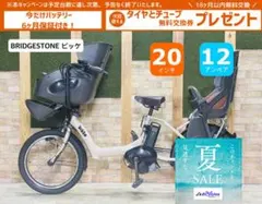 2019 激レア ビッケ ブリヂストン 子供乗せ電動アシスト自転車 H3726