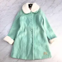 【極美品シャーリーテンプル✨️ファーコート】 2way M リボン ボタンのサムネイル