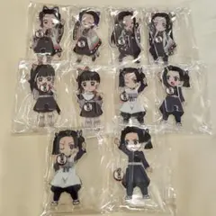 鬼滅の刃 繋がるアクリルスタンド 胡蝶しのぶ 栗花落カナヲ 胡蝶カナエ アオイ